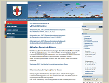 Tablet Screenshot of amt-buesum-wesselburen.de